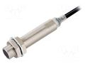 Sensor: inductive; OUT: PNP / NO; 0÷4mm; 10÷30VDC; M12; 5m; IP67 OMRON E2E-X4B1TL12-5M
