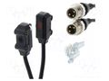 Sensor: photoelectric; Range: 0÷1000mm; PNP; LIGHT-ON; 50mA; PBT OMRON E3T-ST13-M5J-03M