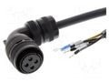 Accessories: Connection lead; Standard: Omron; 1S; power; 3m OMRON R88A-CAGB003SR-E