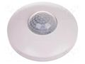 Sensor: movement; wall mount; 24VAC; 24VDC; IP40; 4A; -10÷40°C; 360° F&F DR-06W-24V