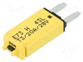 Fuse: thermal; 20A; 28VDC; automotive; 12.45mm; E73 GLOSO 86145