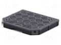 Container: collective; with partitions; black; 284x243x40mm KISTENBERG KTG30254