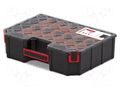 Container: collective; with partitions; black; high; TAGER CARBO KISTENBERG KTGC403010S