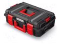 Chest; tool case; black; polymer; X BLOCK TECH; 546x380x194mm KISTENBERG KXB604020G-S411