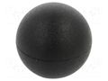 Ball knob; Ø: 20mm; Int.thread: M6; 7.5mm; with tapped bushing ELESA+GANTER DIN319-KT-20-M6-E