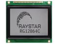 Display: LCD; graphical; 128x64; FSTN Positive; 78x70x14.3mm; LED RAYSTAR OPTRONICS RG12864C-FHW-V