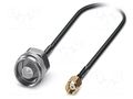 Cable; N male,RP-SMA male; FRNC; shielded connectors; black; 0.5m PHOENIX CONTACT 1340130