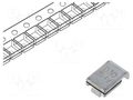 Fuse: PTC polymer; 300mA; 60VDC; PCB,SMT; 6.73x5.44mm; brass; PFSM SCHURTER PFSM.030.2