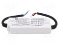 Power supply: switching; LED; 60W; 9÷54VDC; 900mA÷1.7A; 110÷305VAC MEAN WELL XLN-60-H