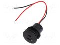 USB power supply; USB C socket x2,USB C Power Delivery; 3A PRO CAR PROCAR-67371500