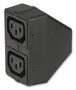 ADAPTOR, IEC, TWINBLOC, 10A 4741.0000