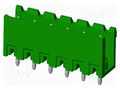 Connector: pluggable terminal block; socket; male; OQ; 20A; 300V AMPHENOL ANYTEK OQ0670500000G