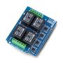 Ardi Relay - 4 channel relay - overlay for Arduino Uno - SB Components SKU27194 SBC-23658 5055652927194