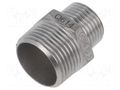 Nipple; threaded,reductive; max.10bar; 35.5mm PNEUMAT 2020-3/4-1/2-ES