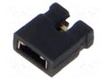 Connector: pin strips; jumper; female; 2mm; 1x2; black SAMTEC 2SN-BK-G