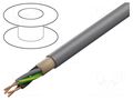 Wire; NYM; 3G1.5mm2; wire; Cu; PVC; grey; 300V,500V; CPR: Eca HELUKABEL NYM-J-3G1.5
