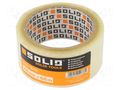 Packing tapes; L: 60000mm; Width: 50mm SOLID TOOLS SOLID-5711