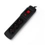 Power strip with protection Arcon M3 black - 3 sockets - 3m AAC-18584 5904722197848