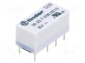 Relay: electromagnetic; DPDT; Ucoil: 6VDC; Icontacts max: 3A; 30.22 FINDER 30.22.7.006.0010