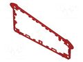 Gasket; Alu-Topline; red; 5set BOPLA AT-IP2385DI-3001