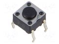 Microswitch TACT; SPST-NO; Pos: 2; 0.125A/28VDC; THT; none; 1.6N NKK SWITCHES HP0215AFKP2-S