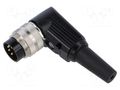 Connector: M16; plug; male; PIN: 5; 5A; 60V; soldering; for cable LUMBERG WSV50