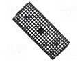 Electronic components tray; ESD; 11x11mm; black; 150°C; BGA ANTISTAT ATS-030-1293