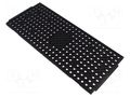 Electronic components tray; ESD; 8x8mm; black; 150°C; QFN ANTISTAT ATS-030-0118