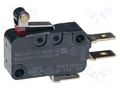 Microswitch SNAP ACTION; 16A/250VAC; 10A/30VDC; SPDT; ON-(ON) OMRON Electronic Components D3V-165-1A5