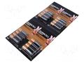 Battery: alkaline; AA; 1.5V; non-rechargeable; 16pcs; BASIC DURACELL BAT-LR6/DRB-B16