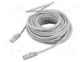Patch cord; U/UTP; Cat: 6; RJ45 plug,both sides; stranded; Cu; 15m GEMBIRD PP6U-CU-15M