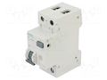RCBO breaker; Inom: 8A; Ires: 30mA; Poles: 1+N; 230/400VAC; IP20 SIEMENS 5SU1356-1KK08