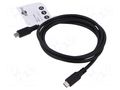 Cable; Thunderbolt 3,Thunderbolt 4,USB 3.2; 1.5m; black; 4K; PVC GOOBAY GOOBAY-74206
