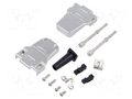 Enclosure for connectors: D-Sub; D-Sub 9pin,D-Sub HD 15pin ENCITECH DTZF09-RG-LJS-K