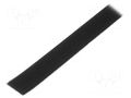 Tape: hook and loop; W: 25mm; L: 5m; Thk: 5.7mm; caoutchouc; black 3M 3M-SJ3541-25-5