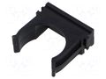 Bracket; polyetylene; FlexiPipe; black; Size: 25; -15÷80°C TIE10 TTC25/BK