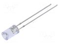 LED; blue; 5mm; 220÷330mcd; 120°; Front: recessed; 5VDC; -30÷85°C OPTOSUPPLY OSB5SA5MC1B-5V