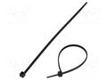 Cable tie; L: 135mm; W: 2.5mm; black; polyamide; UL94V-2; -40÷85°C MTA MTA-4621420