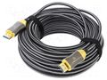 Cable; HDMI plug,both sides; PA; 20m; black; Core: Cu GEMBIRD CCBP-HDMI8K-AOC-20