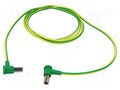 Connection cable; socket angled 6mm,both sides; non-insulated STÄUBLI POAG-EC-200/2