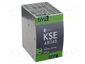 Power supply: switching; for DIN rail; 480W; 48VDC; 10A; 85÷264VAC BREVE TUFVASSONS KSE-48048M