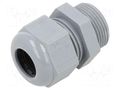 Cable gland; without nut; PG36; IP68; polyamide; grey; Entrelec TE Connectivity 1SNG601227R0000