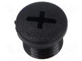 Stopper; M12; 1.5; IP68; polyamide; black; Entrelec; Thread: metric TE Connectivity 1SNG620006R0000