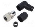 Connector: M12; plug; PIN: 4; female; 60V; angled 90°; push-lock PHOENIX CONTACT SACC-M12FR-4PLM