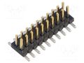 Connector: pin strips; male; PIN: 20; 1.27mm; gold flash; SMT; 2x10 SAMTEC FTS-110-01-F-DV