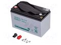 Re-battery: acid-lead; 12V; 110Ah; AGM; 328x172x220mm; 30kg SSB ACCU-SBL110-12I/S