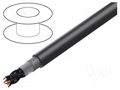 Wire; BiT 500 CH BLACK; 4x2x0.5mm2; LSZH; black; 300V,500V BITNER BITNER-SB6132