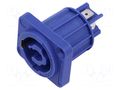 Connector: circular; 6.3mm connectors; male; powerCON; 20A; 250VAC NEUTRIK NTR-NAC3MPA1