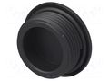 Stopper; M25; 1.5; IP68; polyamide; black; Entrelec; Thread: metric TE Connectivity 1SNG620024R0000