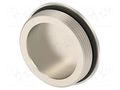 Stopper; M40; 1.5; IP68; brass; Plating: nickel; Entrelec; 9mm TE Connectivity 1SNG621006R0000